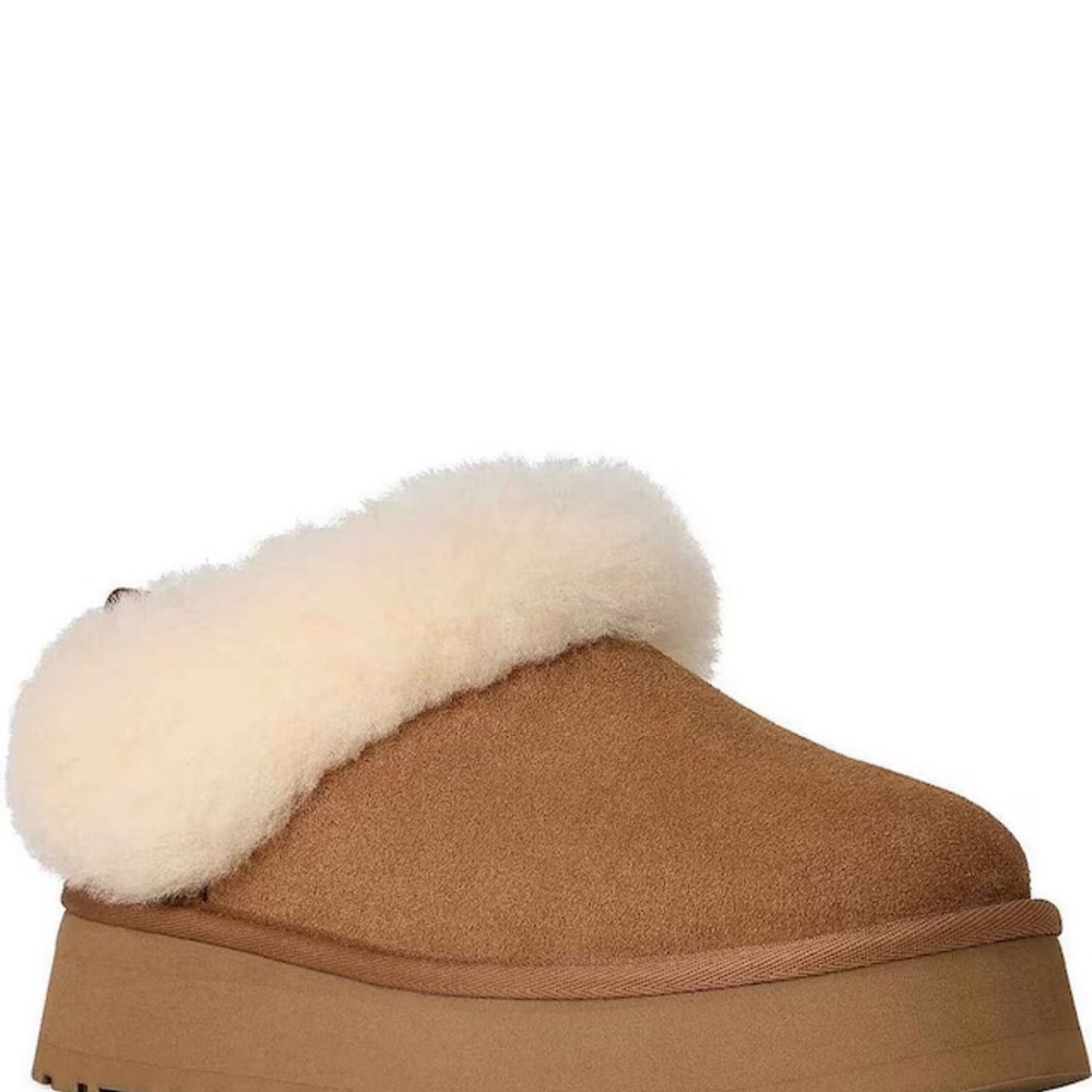 UGG Tazzelle Suede Platform Slipper